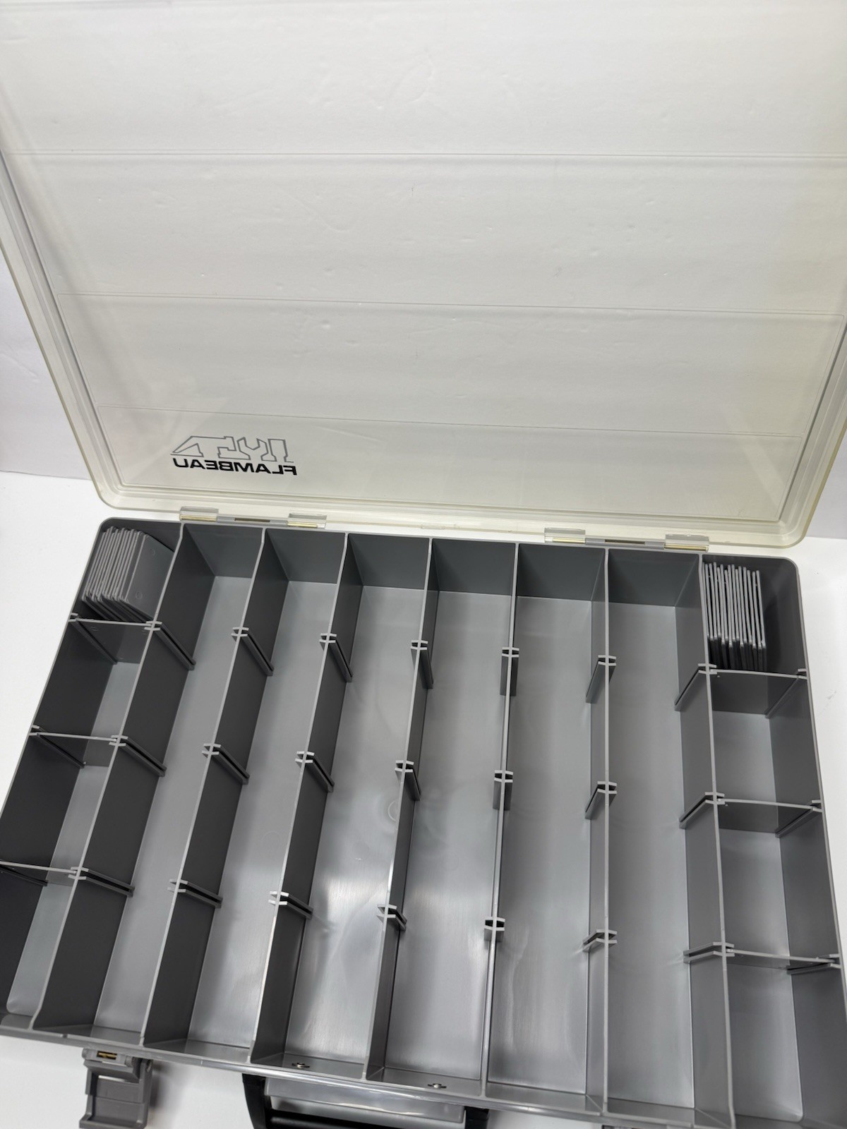 Flambeau Tuff-Tainer 10320 USA Adjustable Compartment Storage Box