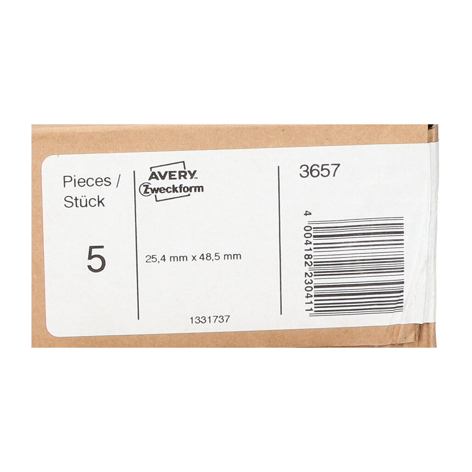 Avery Zweckform 3657 Multipurpose Labels Paper 48.5 25.4Mm New NFP Sealed