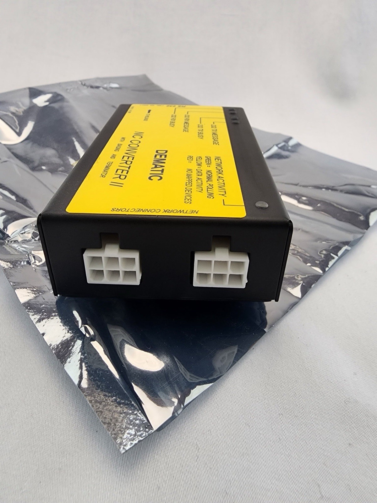Dematic NC Converter II RS232 Network Connector Module F0032-01320AA