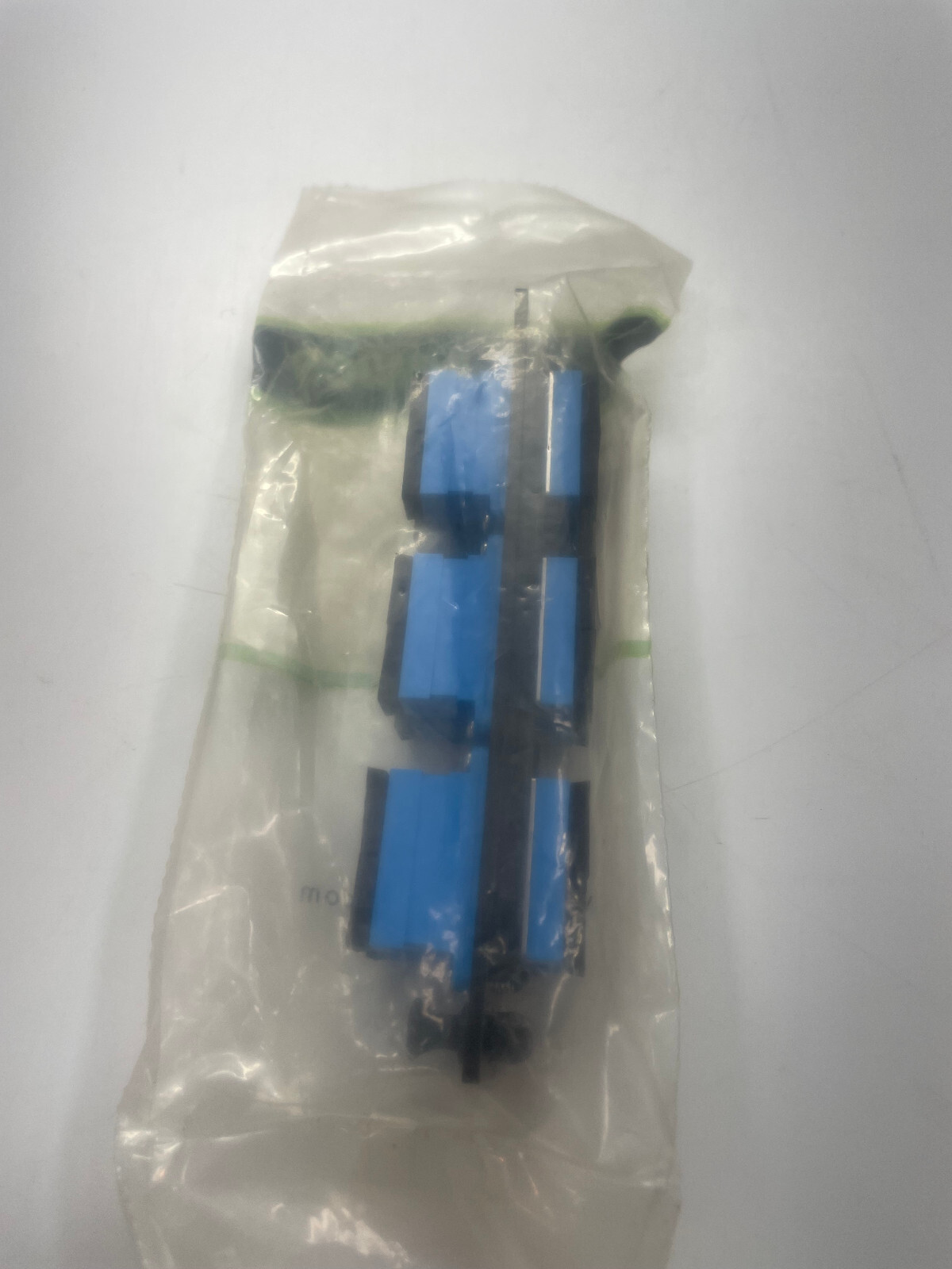 6-SC-Duplex (12 fibers) multimode aqua adapters with ceramic alignment sleeves