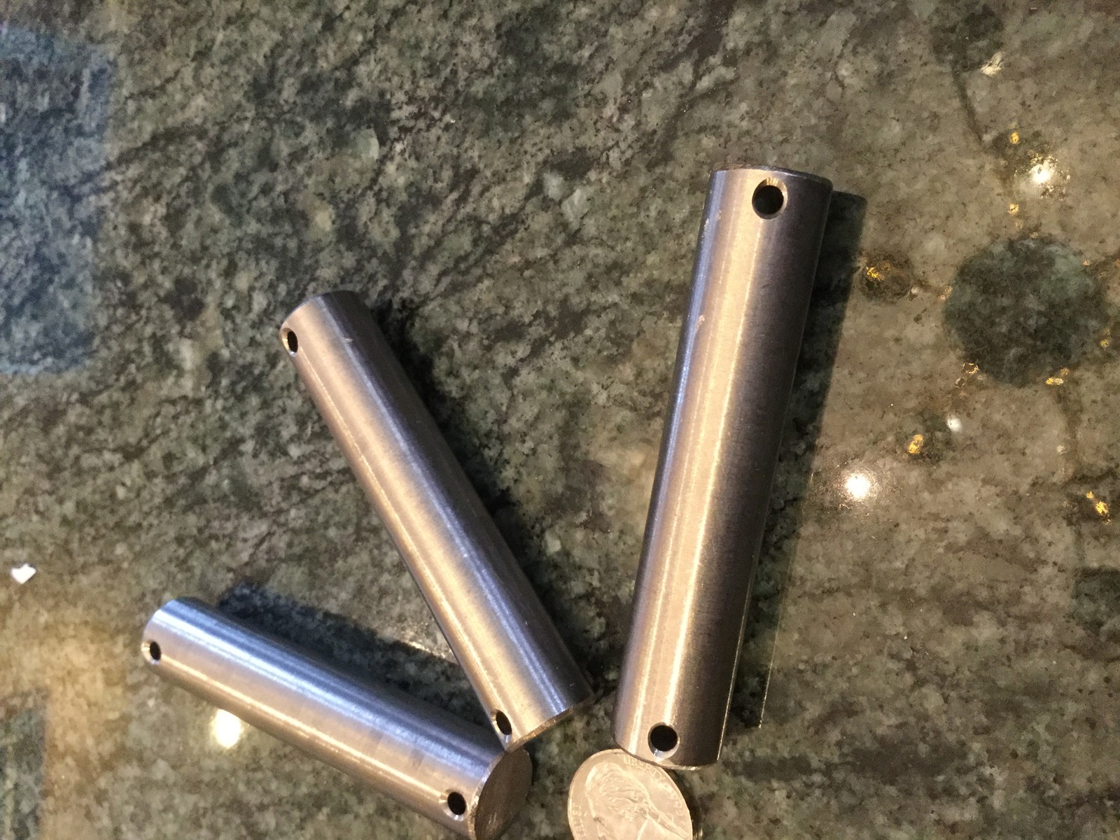 5 monel pin 5/8 x 3 1/8 long 2 1/2 between cotter pin holes nickel copper alloy