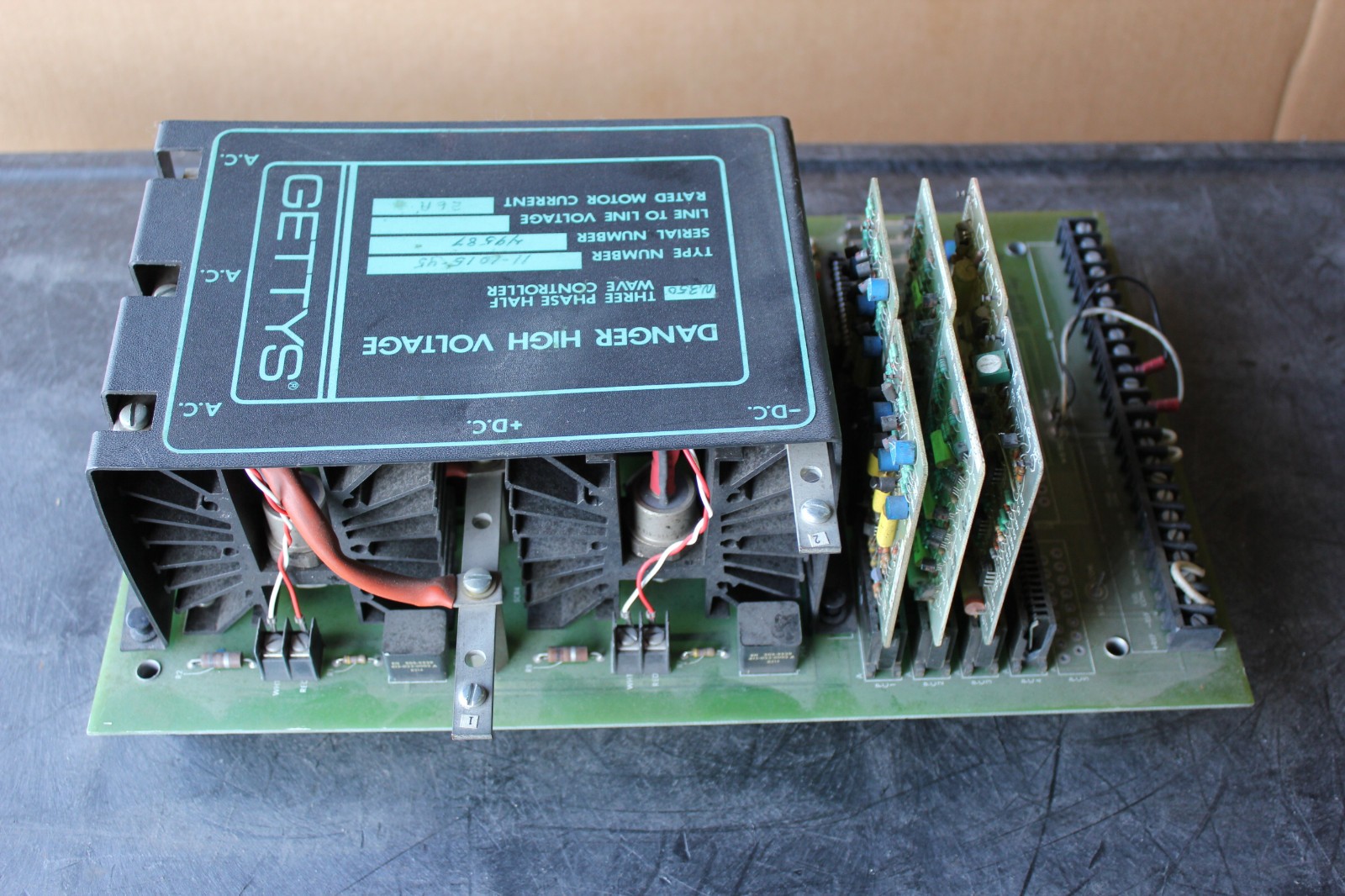 GETTYS 3 PHASE HALF WAVE CONTROLLER 11-1015-45