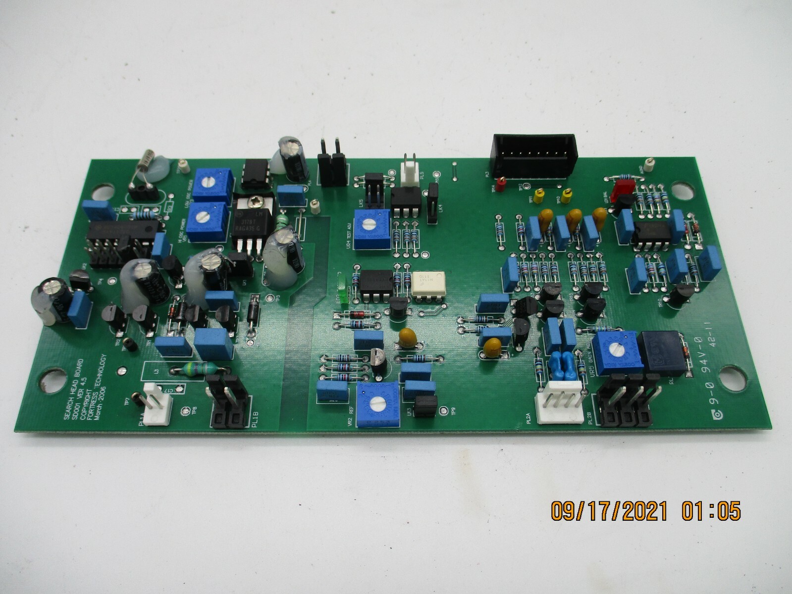 Fortress Technology SD001 VER 4.5 New, open box Search Head Digital Board