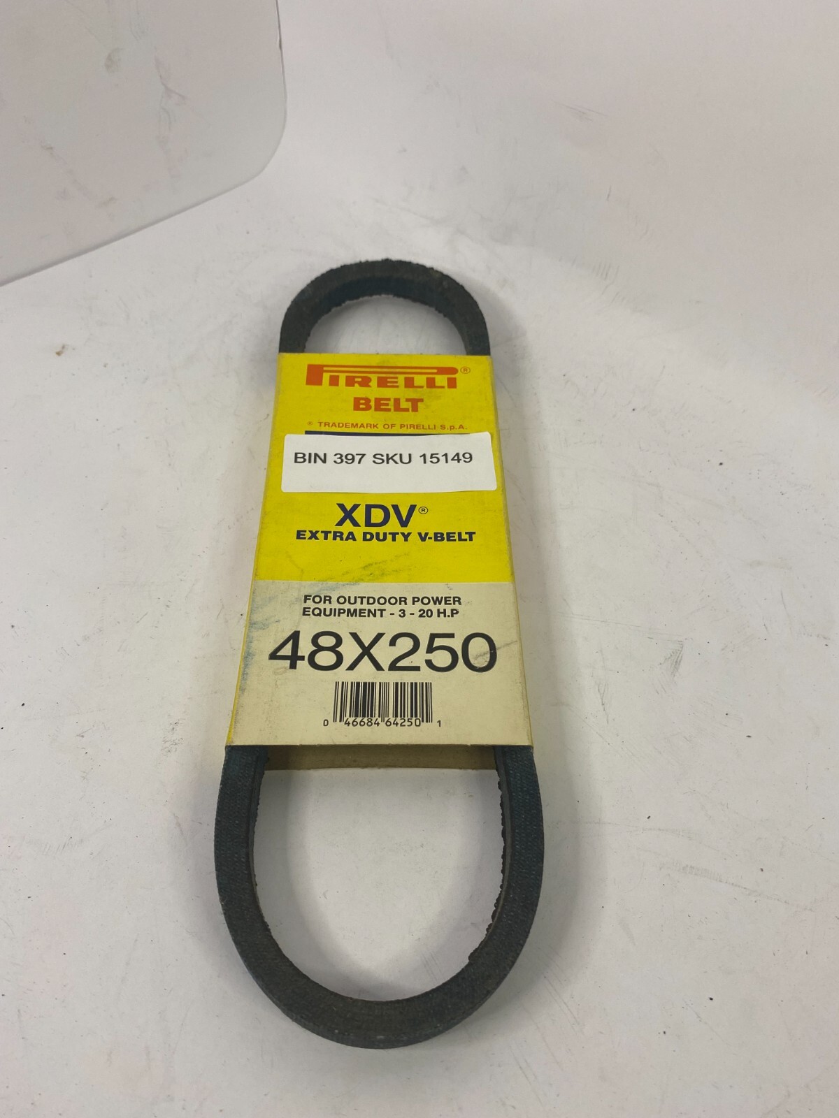 Pirelli 48×250 Extra Duty V-Belt For Outdoor Power Equipment 3-20HP