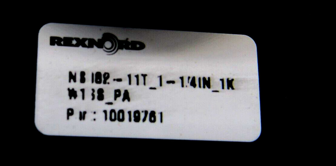 NEW REXNORD 10019761 SPROCKET NS882-11T_1-1/4IN_1KW1SS_PA