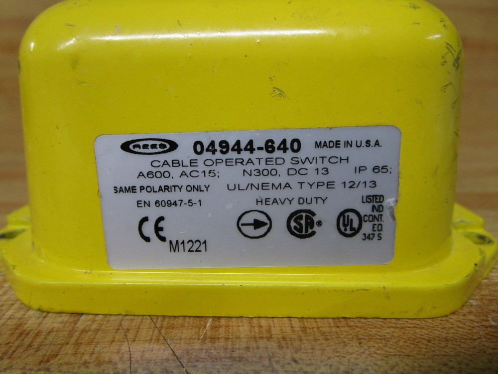 Rees 04944-640 Cable Operated Switch 04944640 Lid And Gasket Only