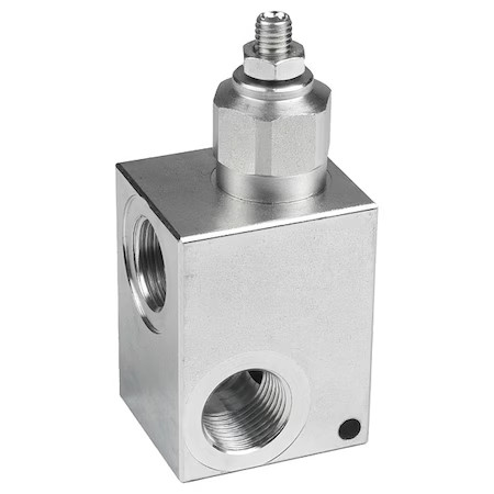 Delavan Fluid Power Rv-80-210-Sae10-S Inline Relief Valve, 30 Gpm, Screw, Npt