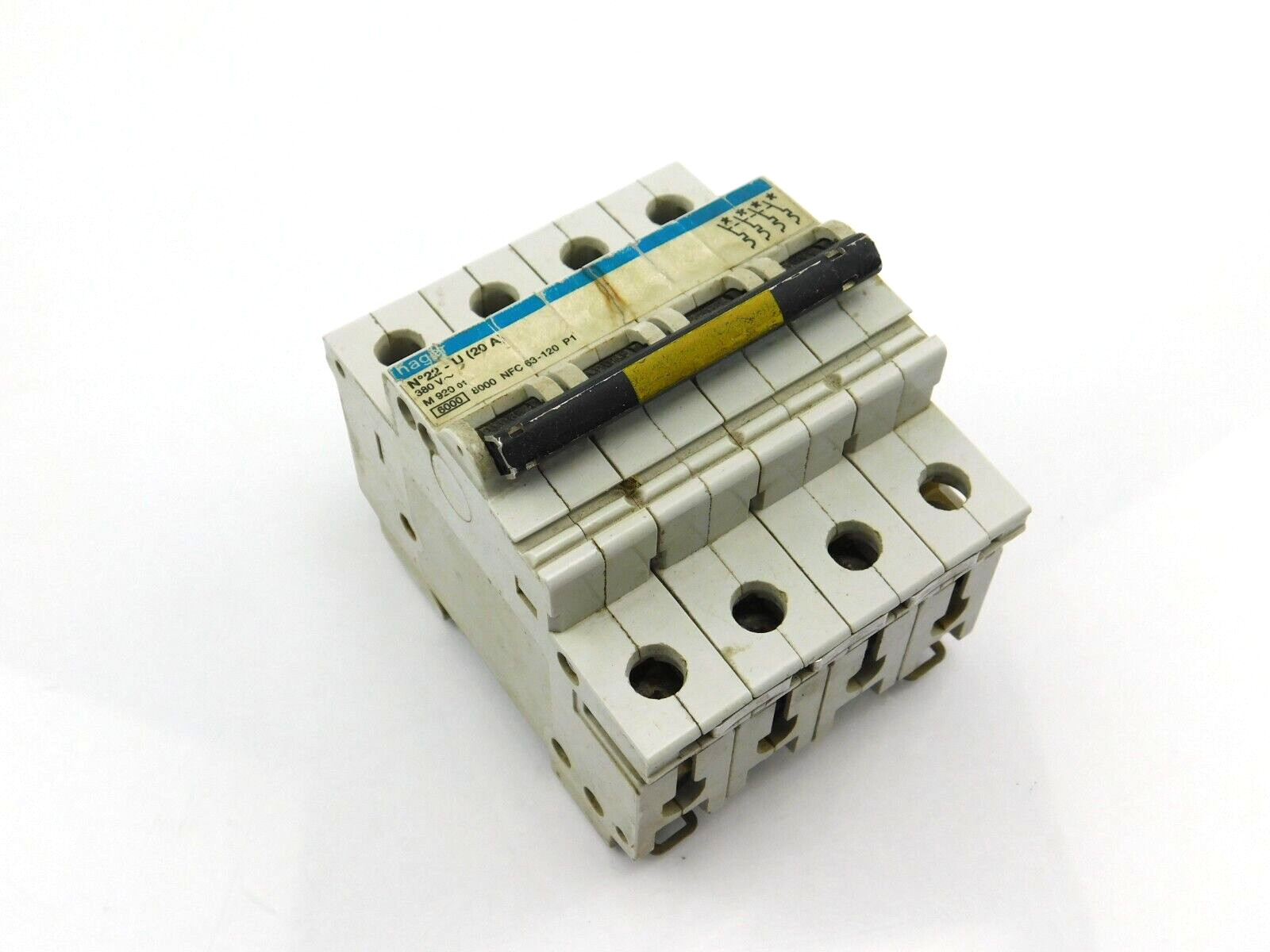 Hager N°22-U(20A) 380 V M 920 01