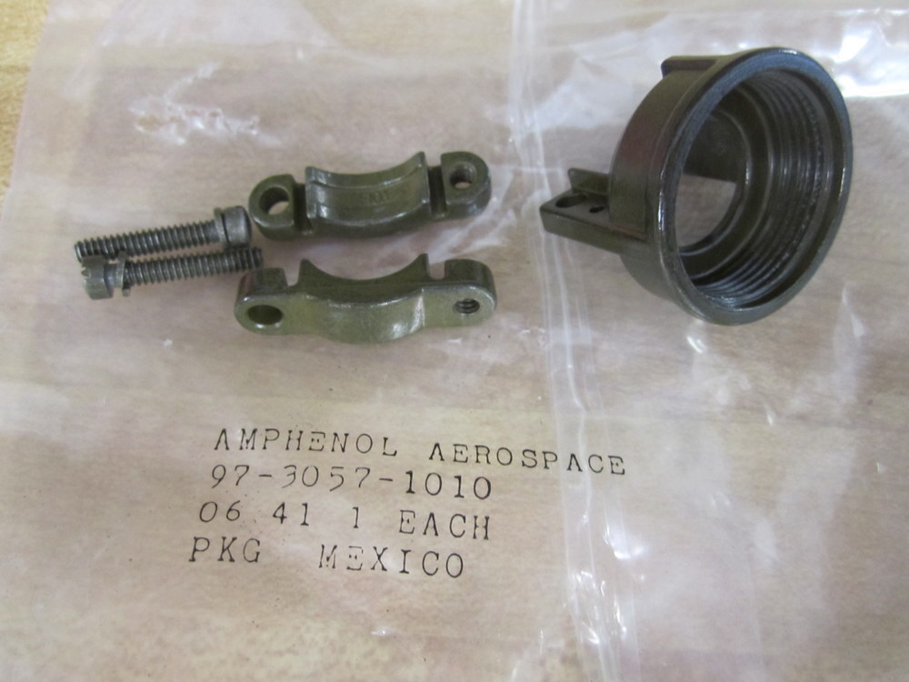 Amphenol 97-3057-1010 Cable Clamp U10-824811-010 (Pack of 8)