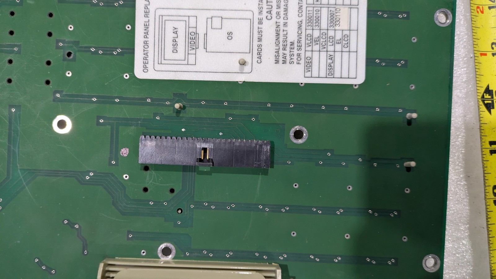 VAN DORN 251547 Pathfinder Keyboard 345229-B ITT 251547 REV C
