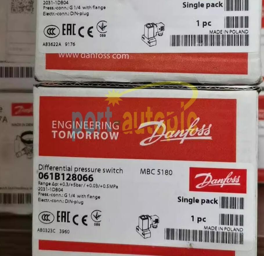 1x New Danfoss MBC5180 061B128066 Pressure Controller