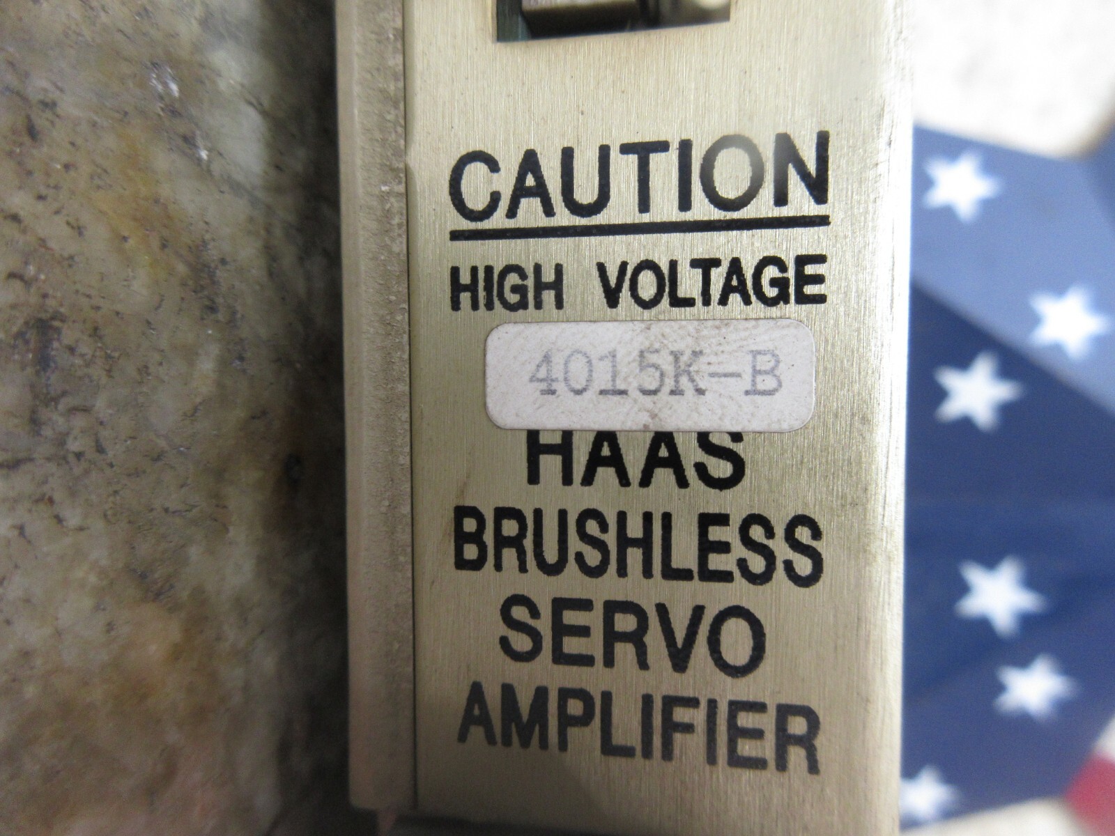 *SPECIAL PRICE* HAAS BRUSHLESS SERVO AMPLIFIER DRIVE 4015K-B CMP 7619B 1