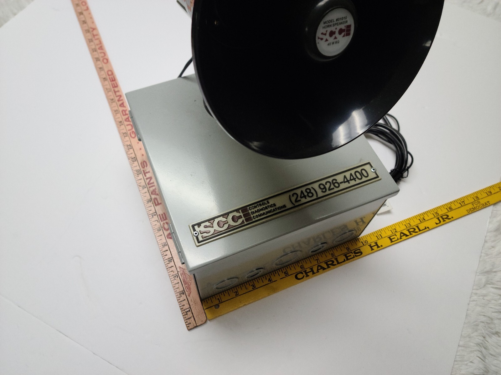 Static Control Components SCC AD-0941-101 Horn Speaker 31010 Powers On Lock Box