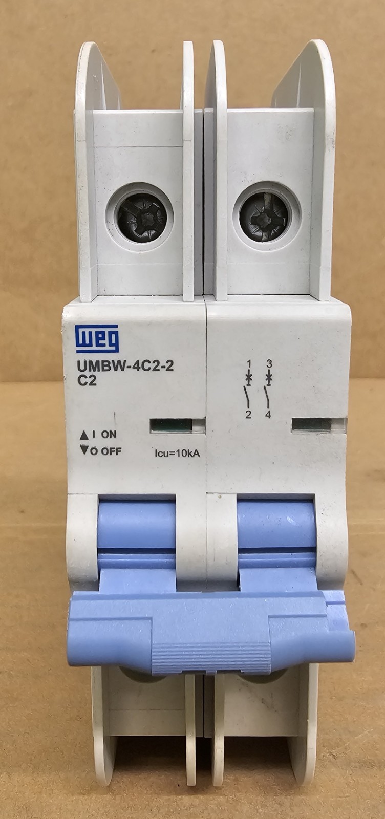 WEG UMBW-4C2-2 2-POLE CIRCUIT BREAKER