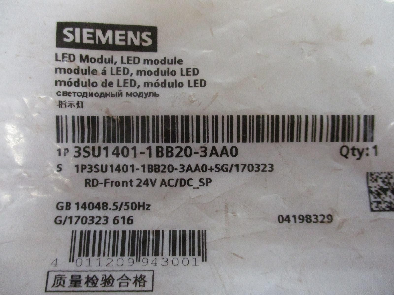 Siemens 3SU1401-1BB20-3AA0 LED Module 3SU14011BB203AA0