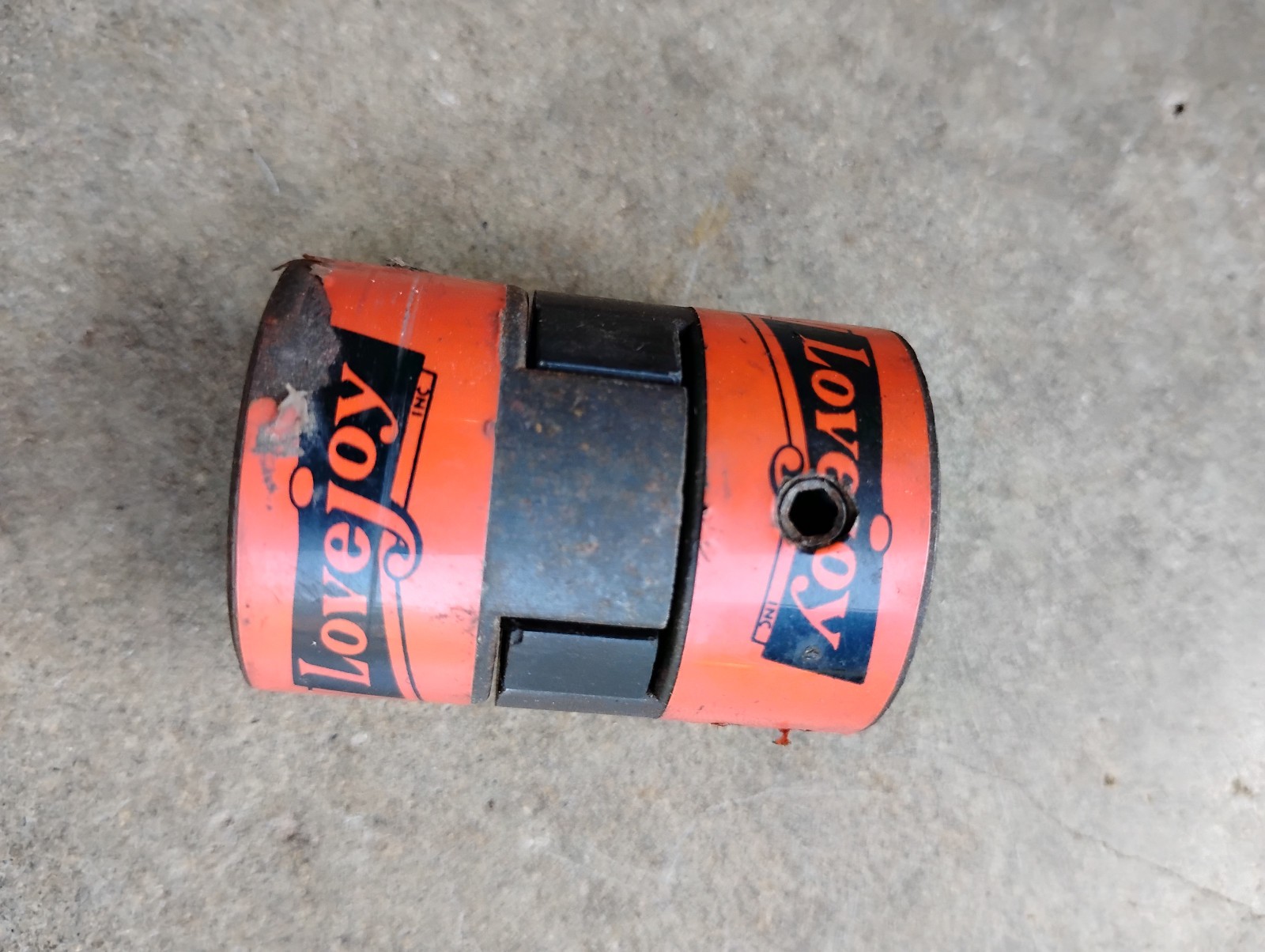 Lovejoy L-070 .500 Hub Assembly, 2 Hub Couplings w/ spider insert