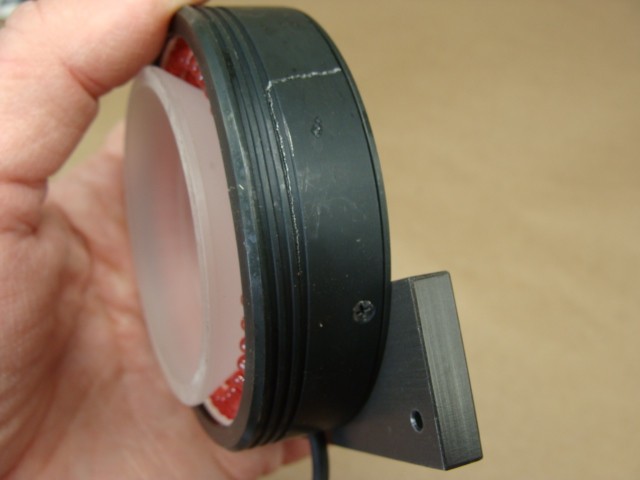 CCS INC LED MACHINE VISION LIGHT RING RED LDR2-74RD-LA 12V (CRACKED HOUSING)