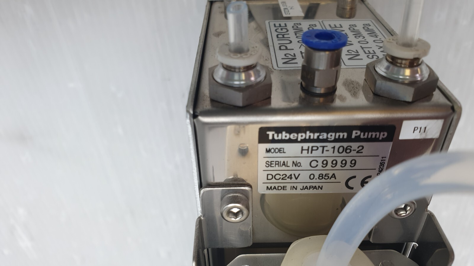 Iwaki HPT-106-2 Tubephragm Pump TEL Tokyo Electron 5011-000004-12 Lithius