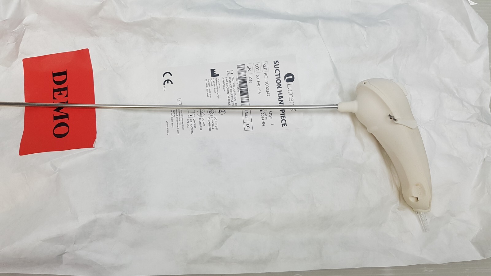 LUMENIS SUCTION HANDPIECE AC-1002347