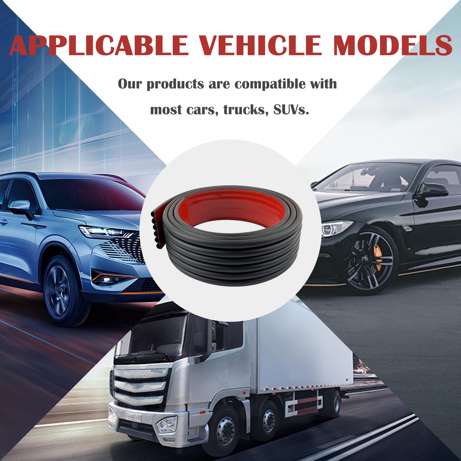 Rear Bumper Protector Guard Anti Scratch Adhesive Strip for Vehicles