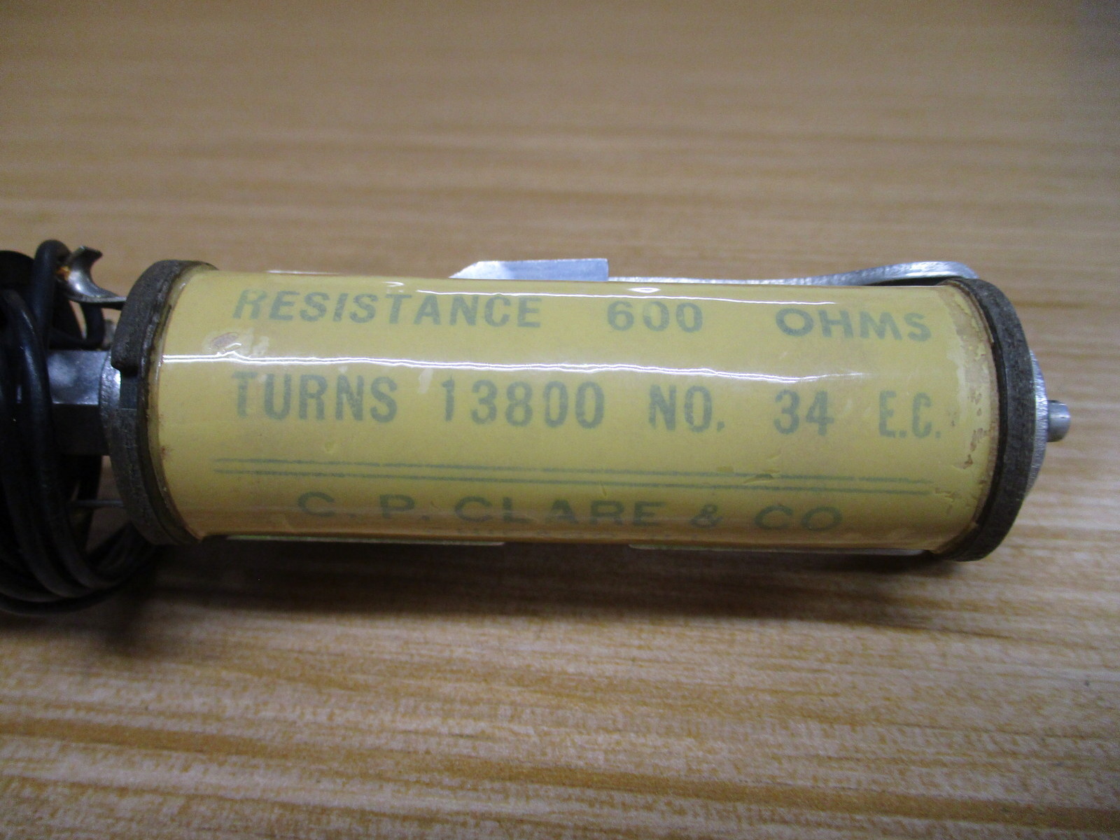 C.P. Clare & 34 E.C. Relay 600Ω 13800Turns