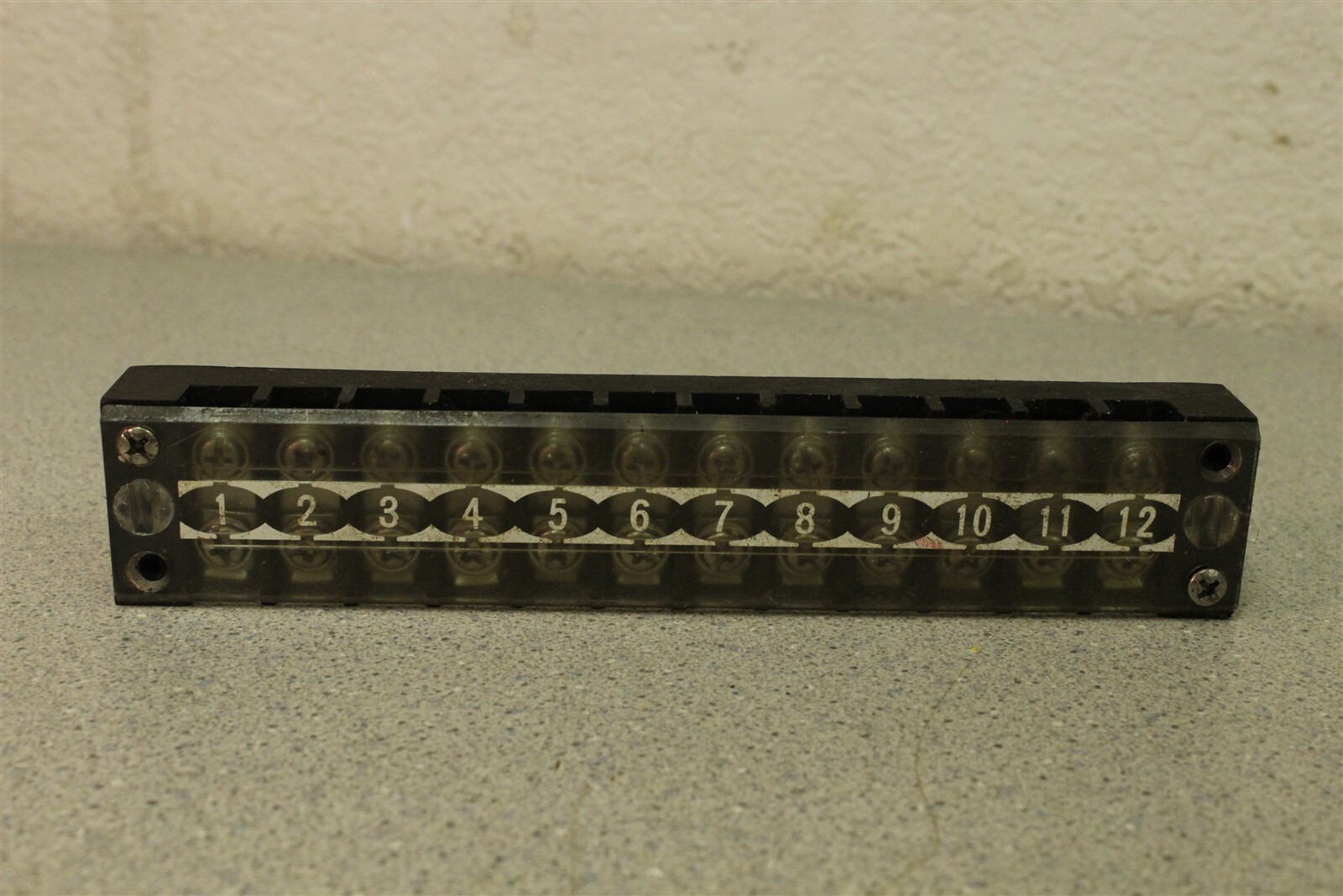 S/L 600V 12 Position Screw Terminal Electric Barrier Strip *FREE SHIPPING*