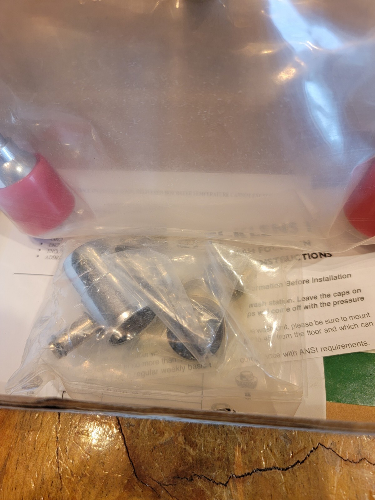 Lab Safety Supply Opti Klens II OK 11 LAB Eye Wash Fountain – Nozzle Only 8UKU0