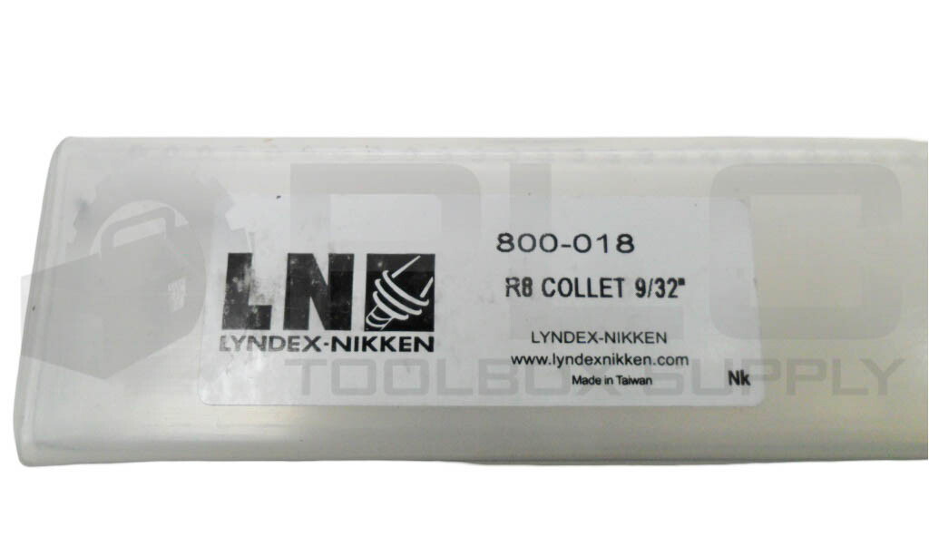 NEW LYNDEX-NIKKEN 800-018 R8 COLLET 9/32″