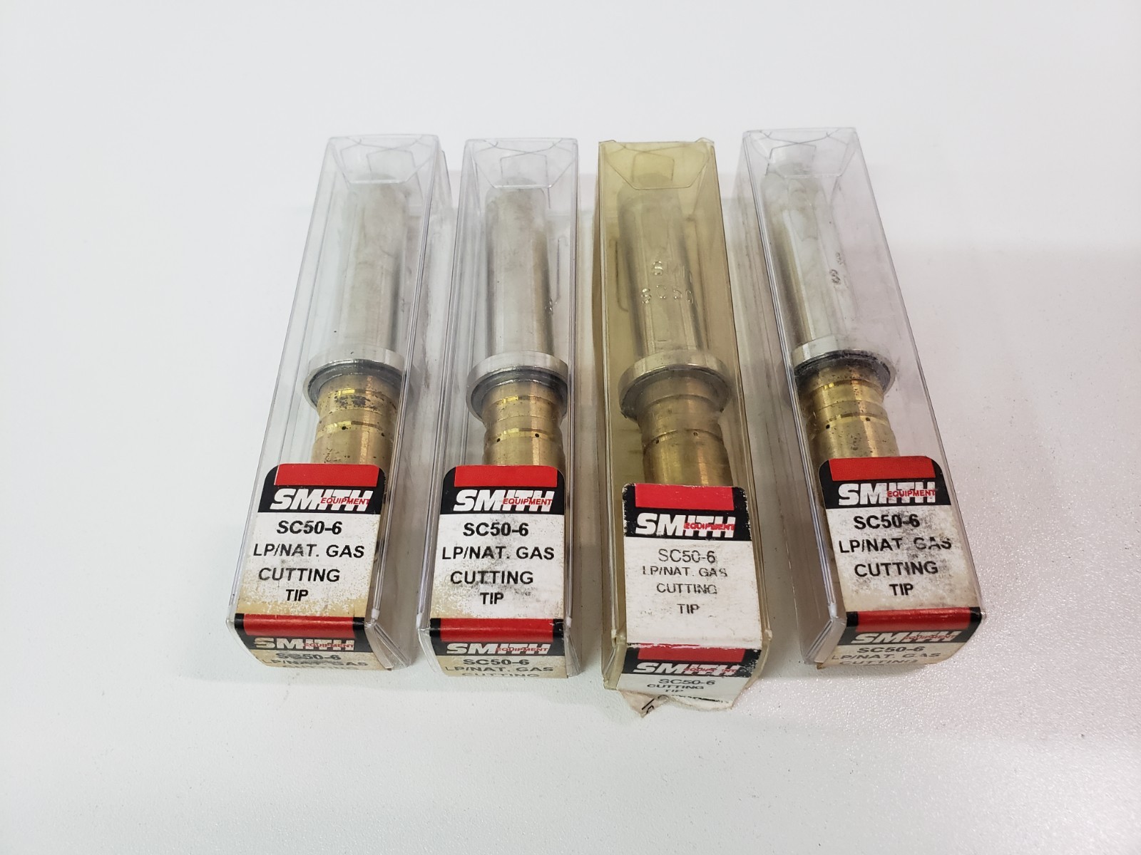LOT of 4 – UNUSED – Smith SC50-6 Cutting Tip LP Propane / NAT Gas