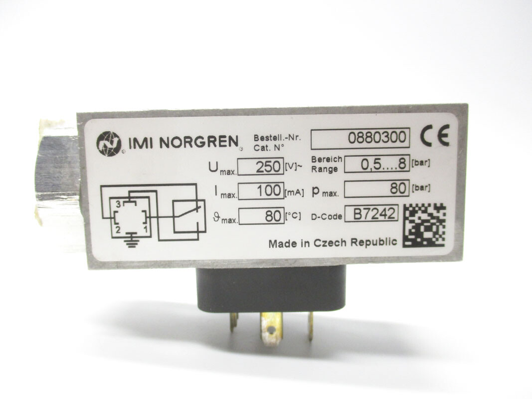 NORGREN 0880300 250V 80’C UNMP