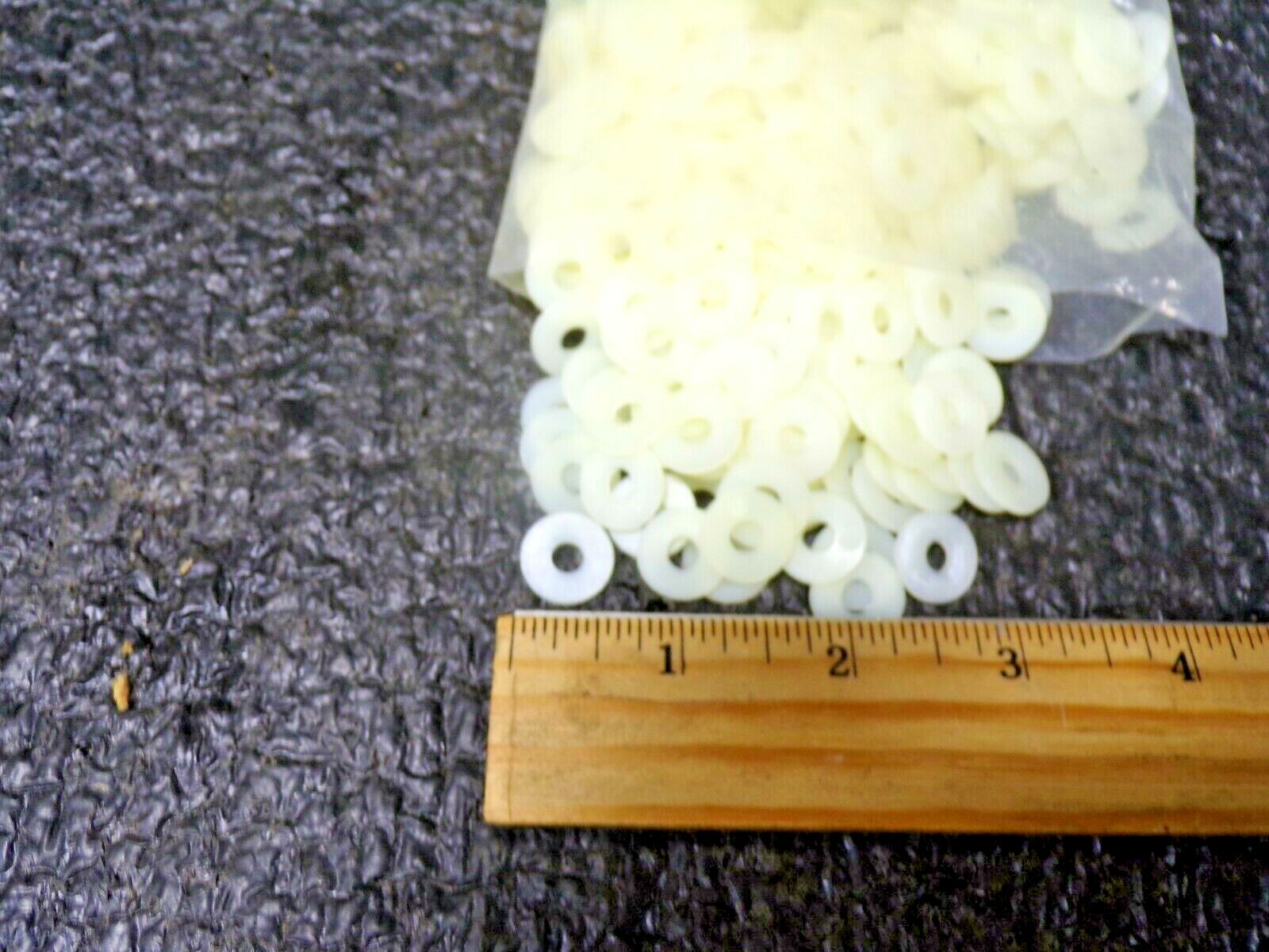 #10×9/16″ O.D.,Flat Washer, Nylon, Plain, PK400, 2JY33, 17W05623, RG