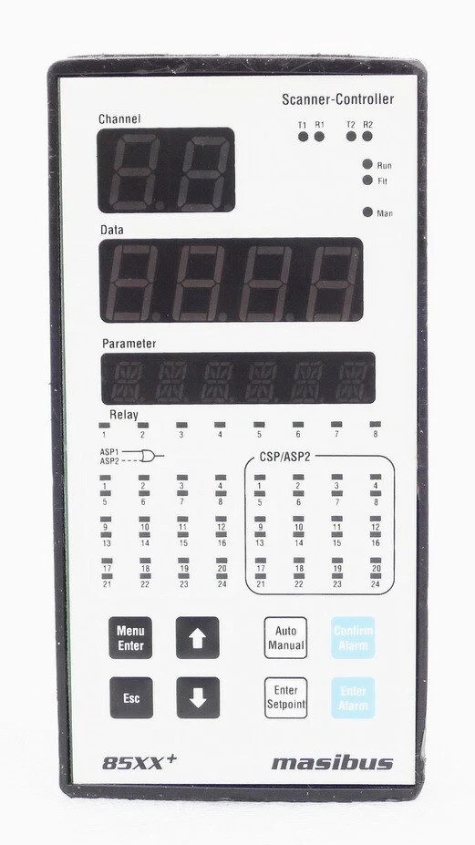 MASIBUS MODEL 85XX+ 24CHANNEL DIGITAL TEMPERATURE SCANNER CONTROLLER