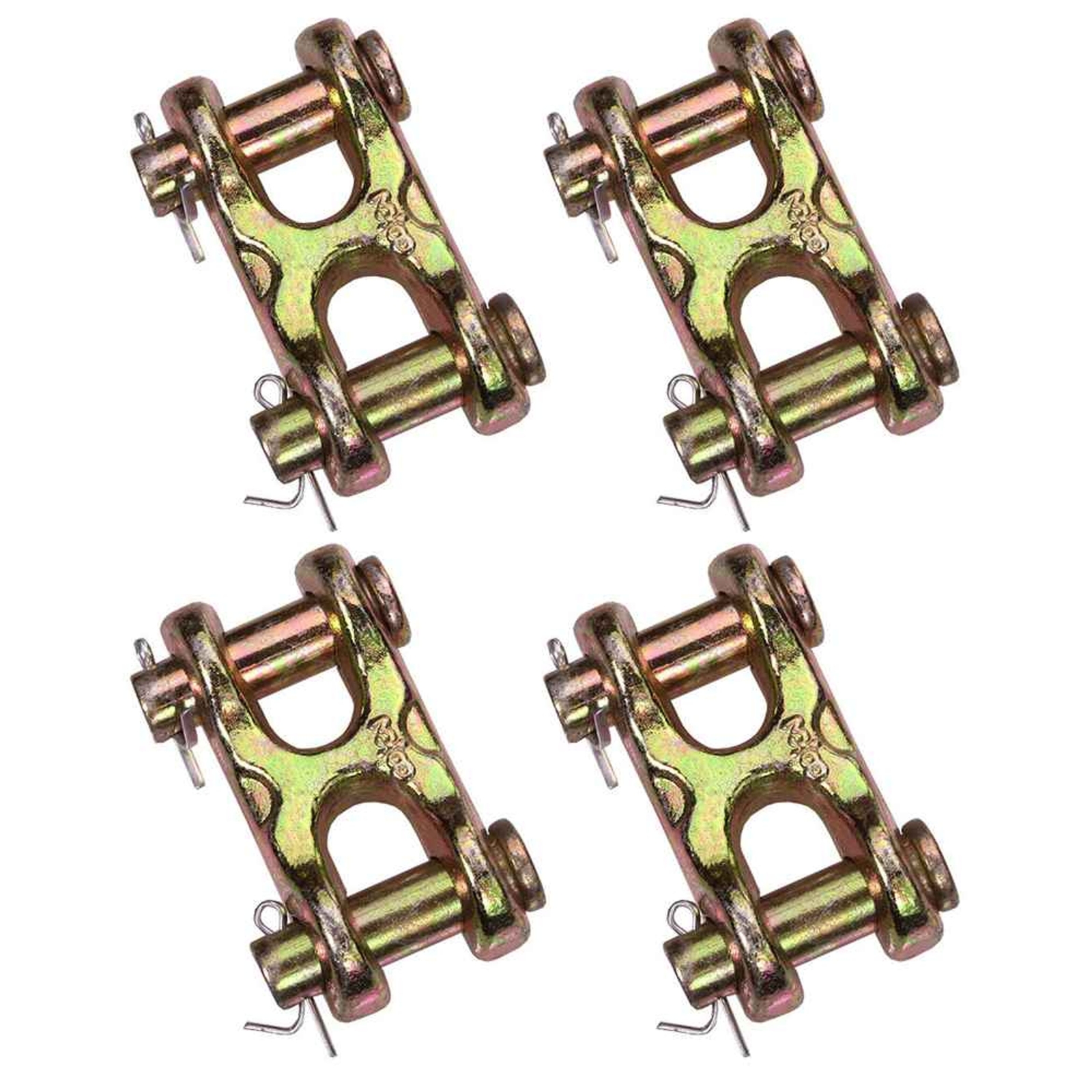 US Cargo Control 3/8 Inch Grade 70 Twin Clevis Link 4 Pack