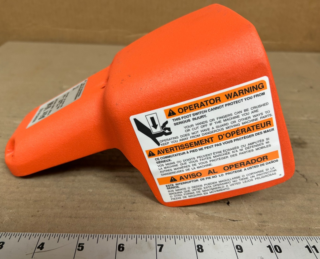 Linemaster 4H-30H2-SH Foot Switch Cover P-534-L5 AirVal Hercules