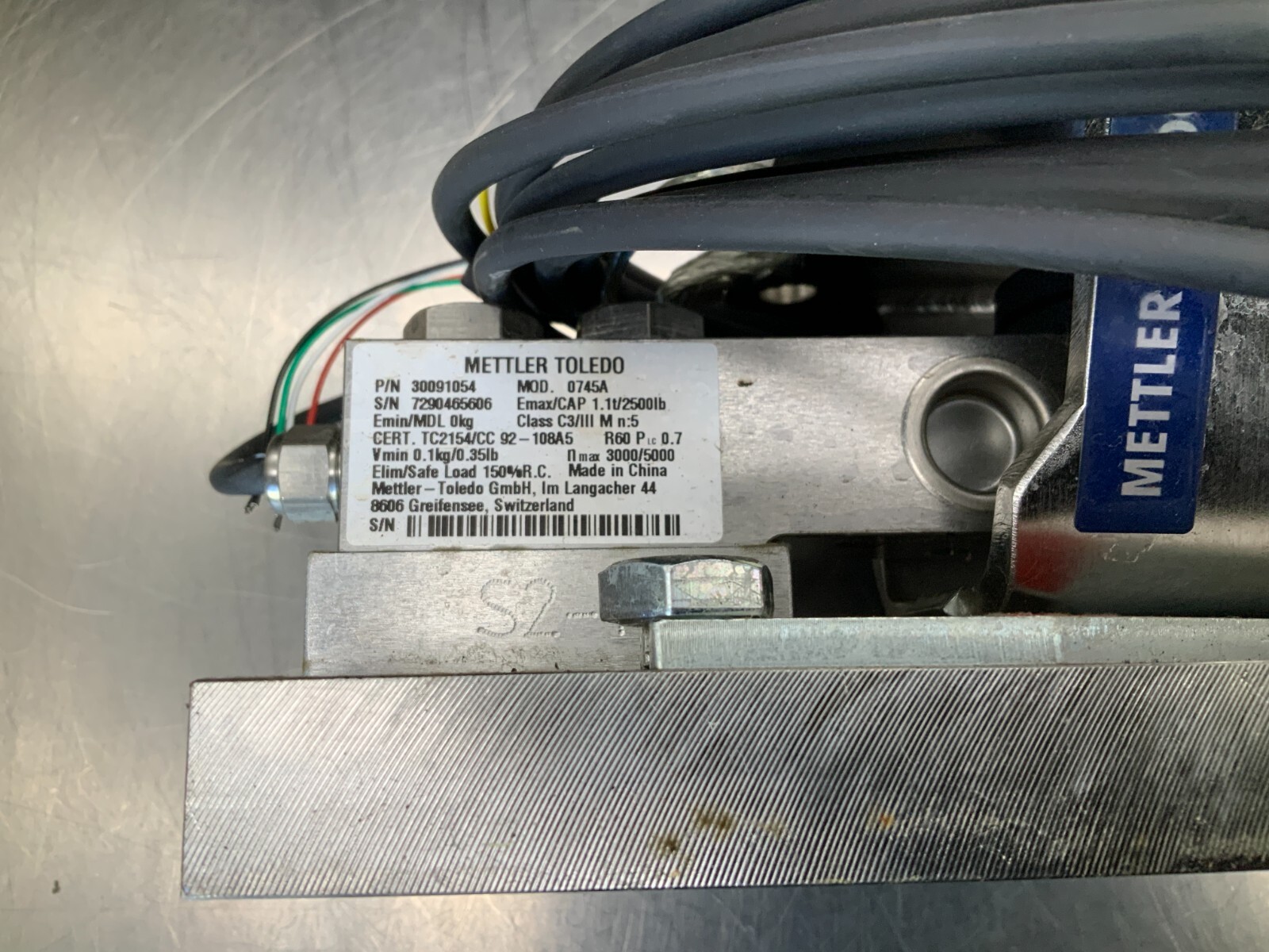 (4) Mettler Toledo 30091054 Load Cells