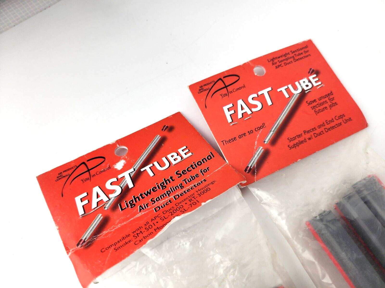 2pcs Air Products and Controls Fast Tube Sampling Tube Duct Detector 24″ L 5/8″