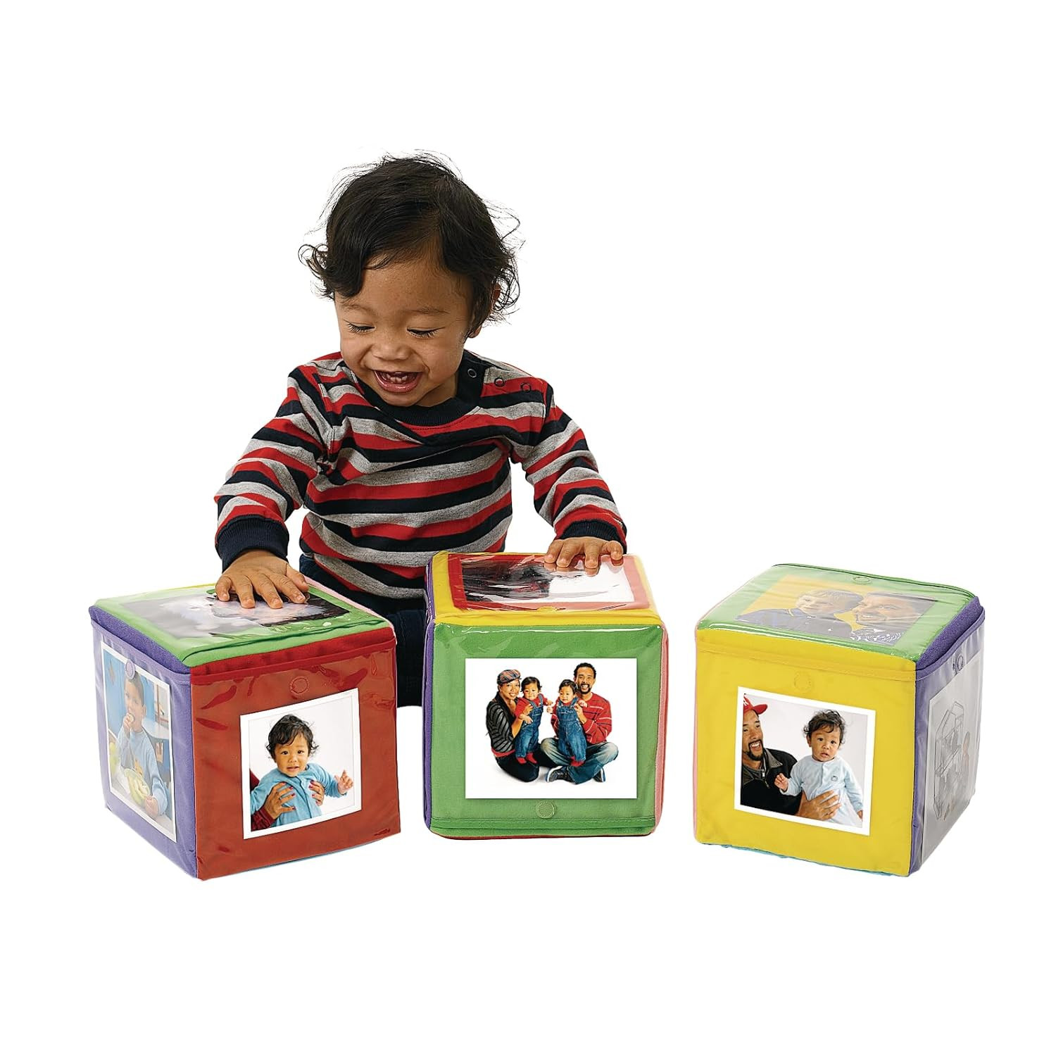 Infant Photo Cubes with Mirror Set of 3 Classroom Activity (Item # PICS)