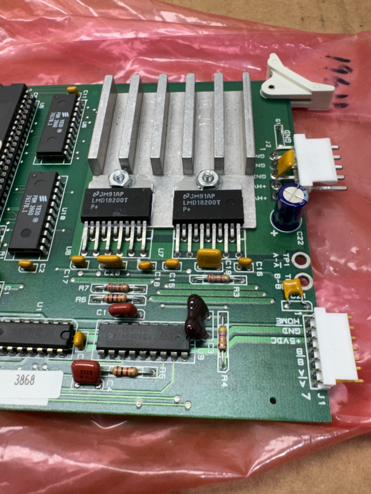 NEW TELESIS 8436 168 PC BOARD 19611 REV. C 19612