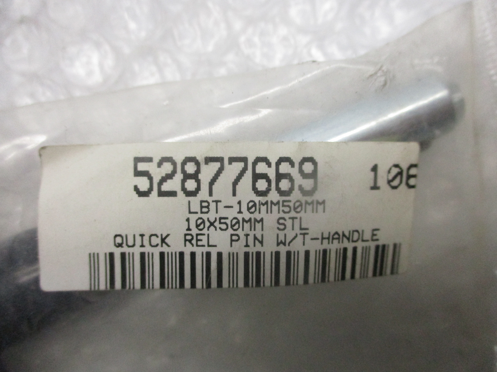 INDUSTRIAL SPARE 52877669 LBT-10MM50MM PIN NSNP