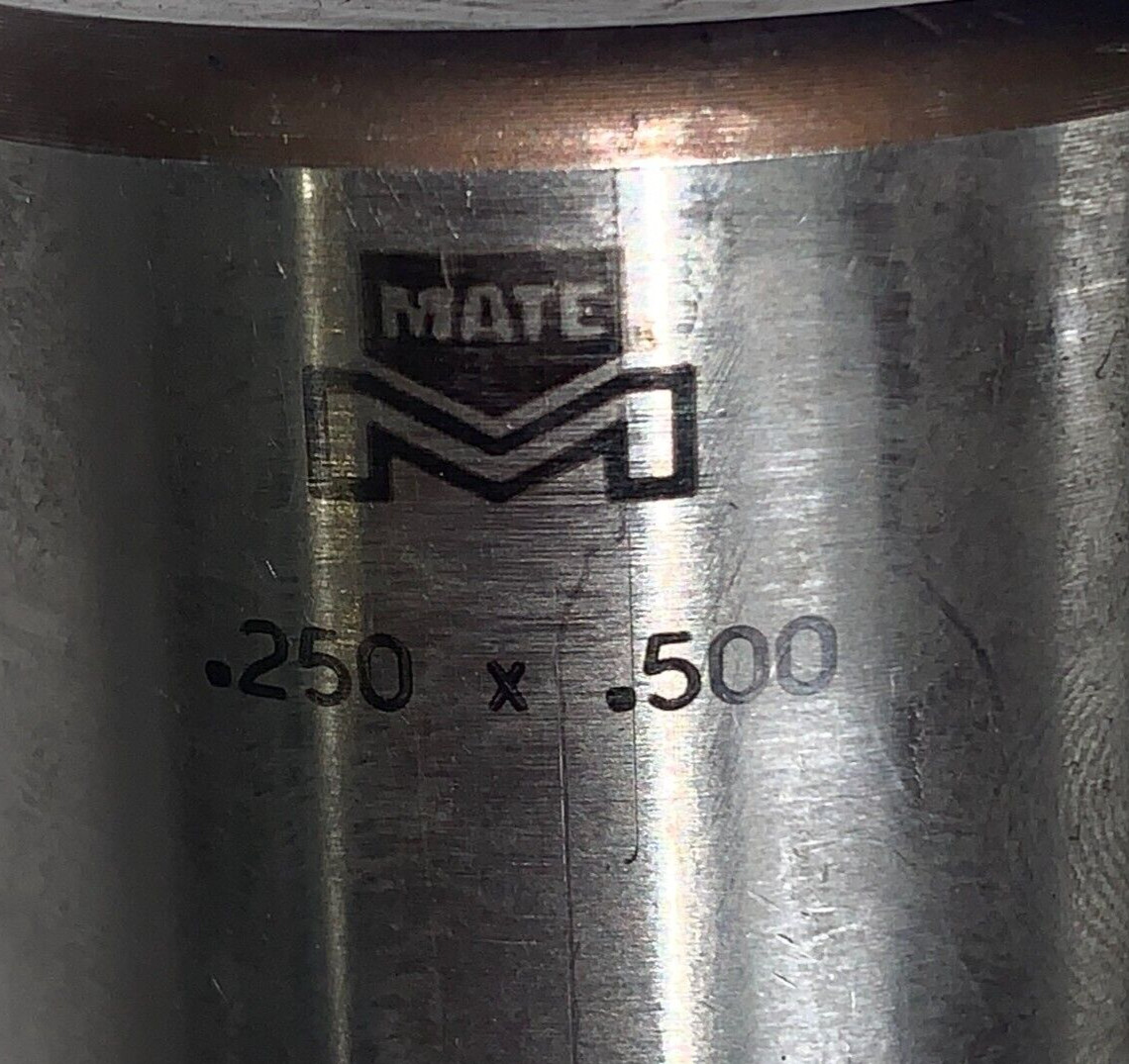 MATE PRECISION ROUND PUNCH & DIE 0.250″ X 0.500″ SLUG FREE 1″ PUNCH M12 X 1.25
