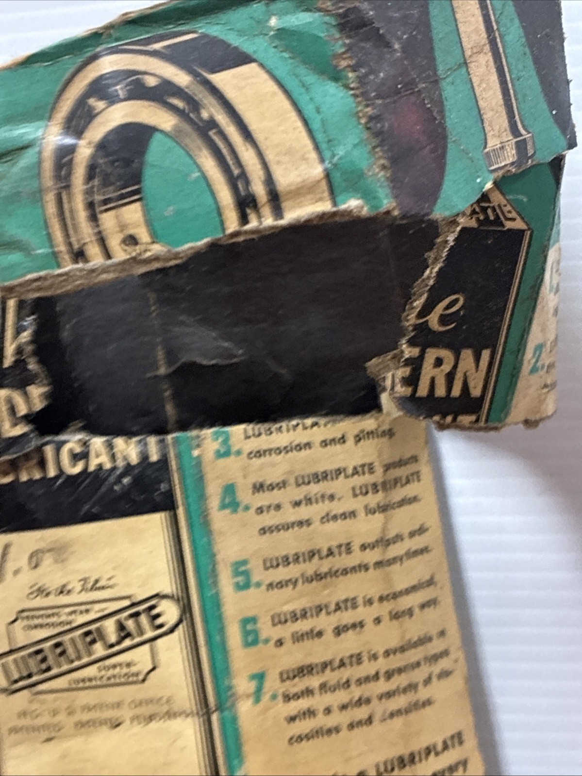 Vintage Lubriplate “The Modern Lubricant” Tube No.310 Fisk Brother in Box