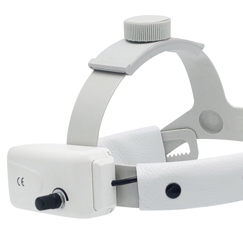 Medical Surgical Dental 3.5X Binocular Loupes Magnifier Headband w/LED Headlight