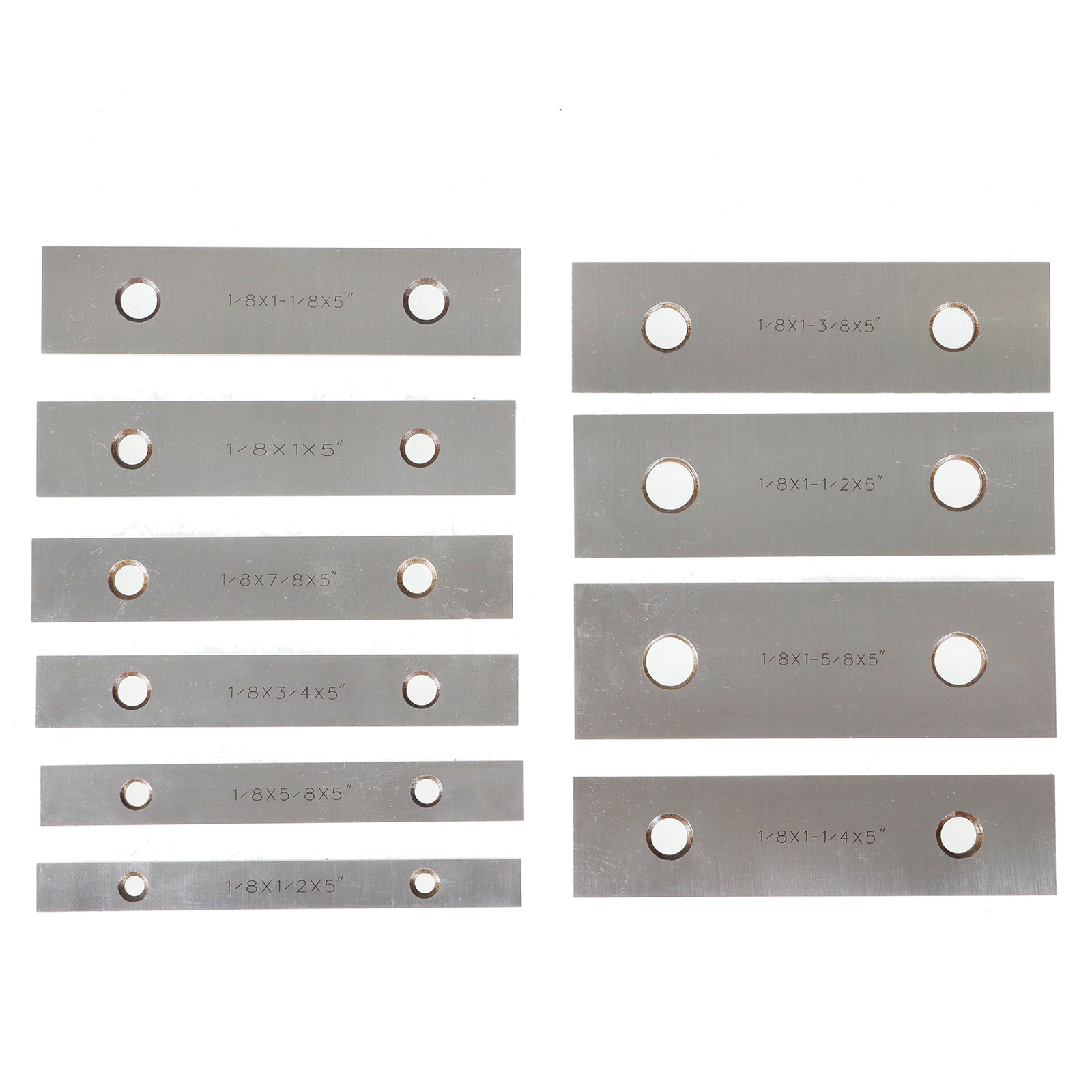 1/8 × 5″ 10 Pair Precision Parallel Set 0.0003 Tolerance New