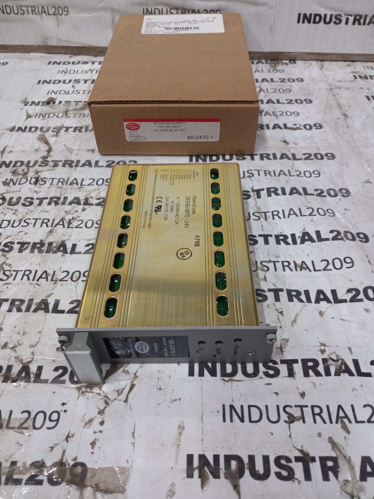 FIREYE BLOWER FLAME SCANNER POWER SUPPLY 60-2470-1