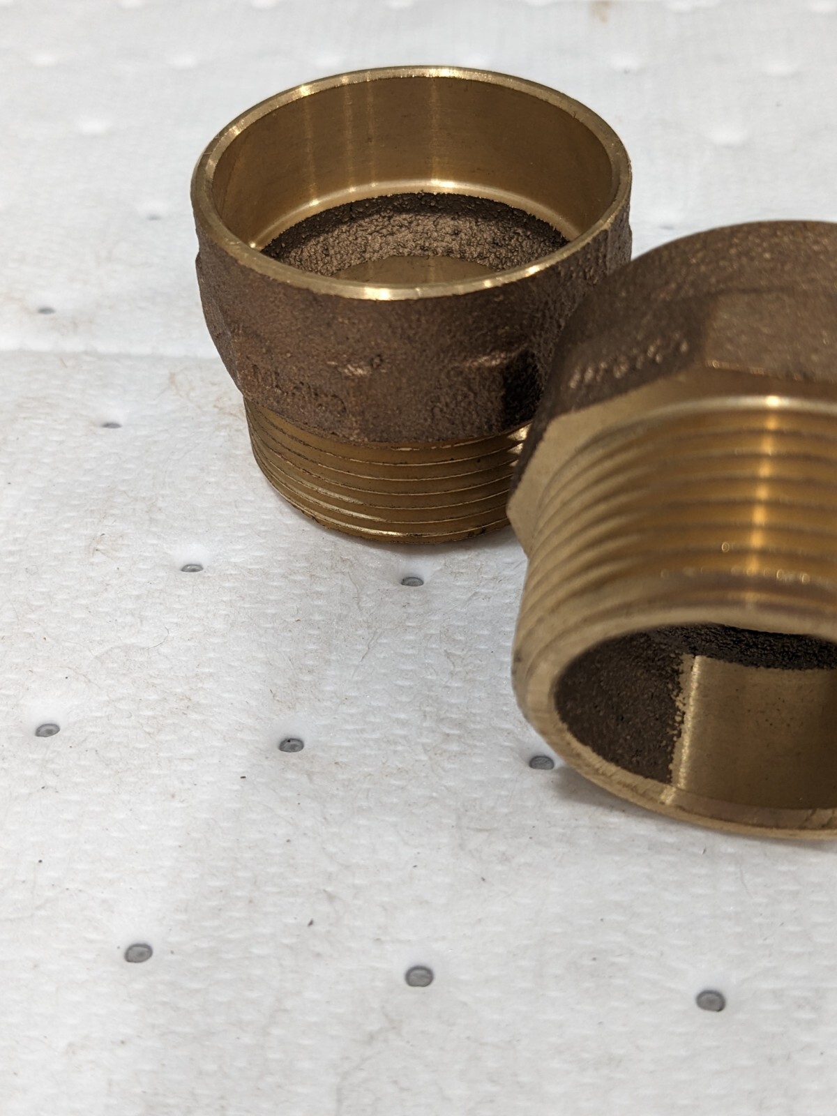 NIBCO Drain, Waste & Vent Hex Adapter: 1-1/2 x 1-1/4″ Fitting Qty 2 E030600
