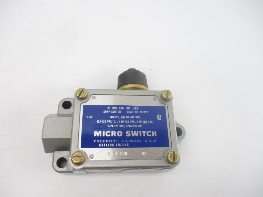 MICRO SWITCH BAF1-2RNRH 480VAC 20A NSMP