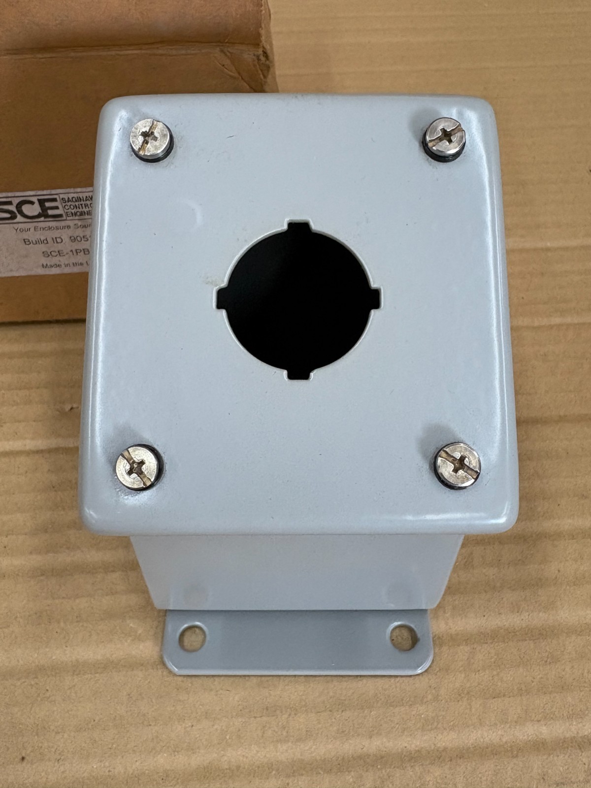 SAGINAW CONTROL & ENGINEERING SCE-1PBA SCE PUSH BUTTON ENCLOSURE