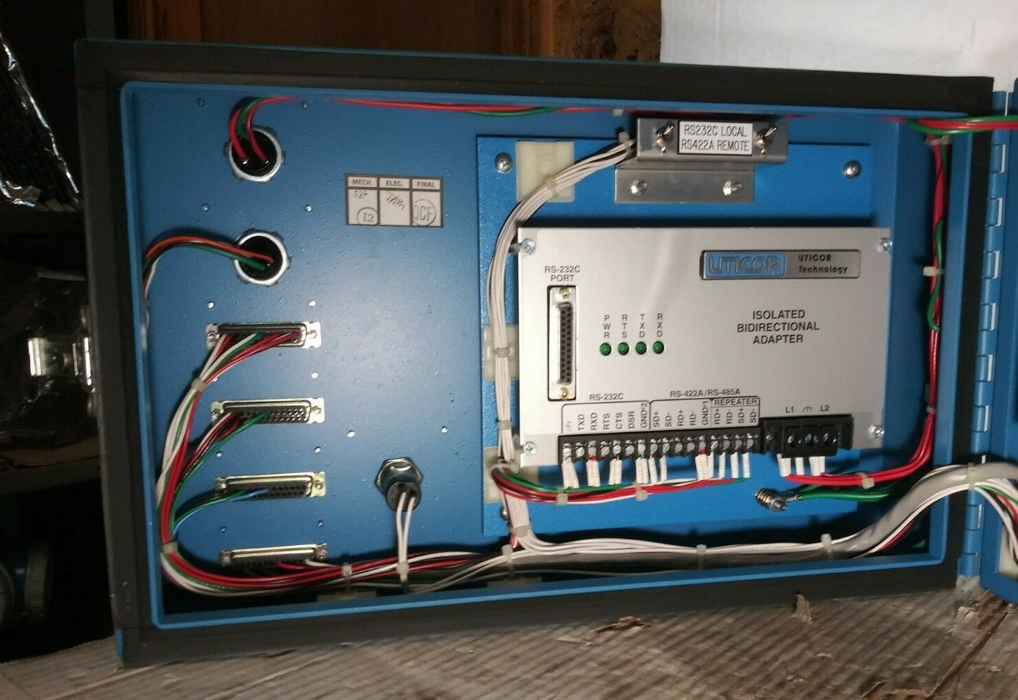1 USED UTICOR TECHNOLOGY 58454 WELDER CONTROL BOX ***MAKE OFFER***