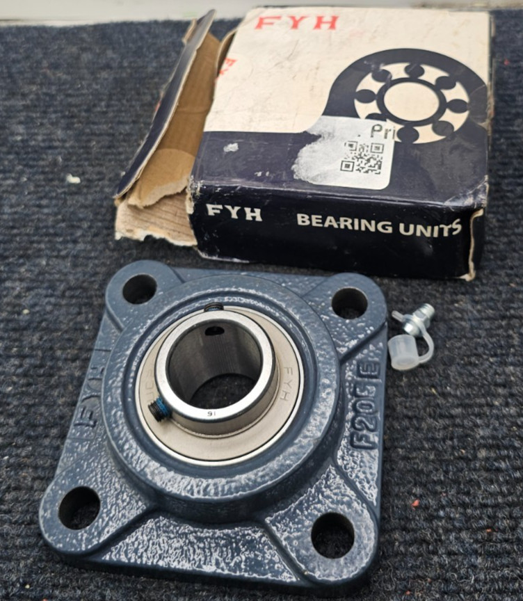 FYH UCF205-16JE: 4-Bolt Flange W/ UC205 Bearing UCF20516EG5