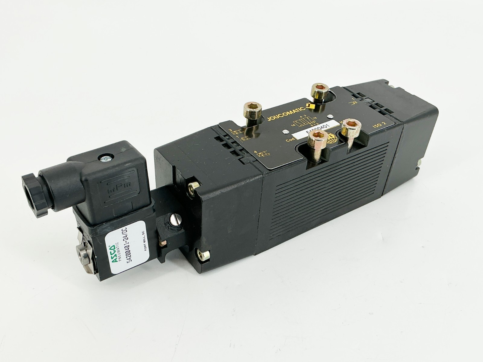 New Asco Joucomatic 54200401 24V Solenoid Valve 24200401-24/DC 2.5W – No Box